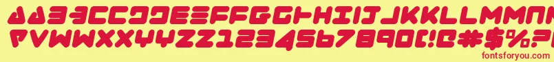 Zealoti Font – Red Fonts on Yellow Background