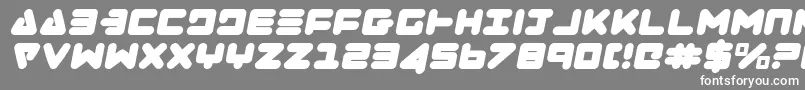 Zealoti Font – White Fonts on Gray Background