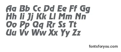 AgzeppelincItalic-fontti