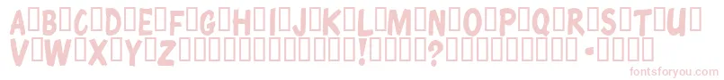 ChunkycomixSemibold Font – Pink Fonts on White Background