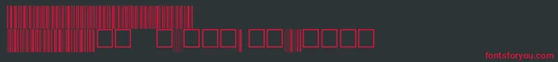 フォントV100028 – 黒い背景に赤い文字