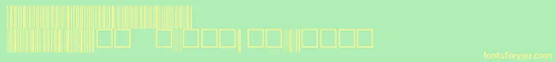 Fonte V100028 – fontes amarelas em um fundo verde