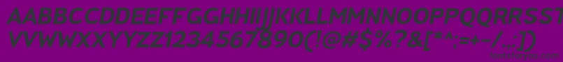 TtPinesBoldItalicDemo Font – Black Fonts on Purple Background