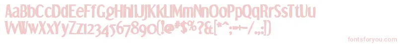 Dreamorphansink Font – Pink Fonts on White Background