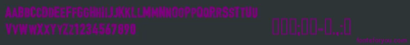 CfjacquesparizeauRegular Font – Purple Fonts on Black Background