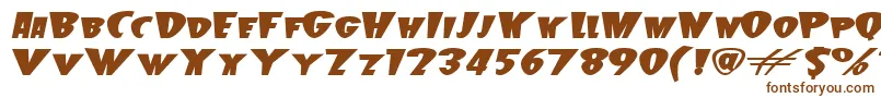 Więcej informacji o czcionce Beetlej Czcionka Beetlej – brązowe czcionki na białym tle