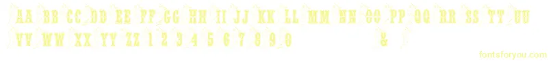 Подробнее о шрифте BjfMerman Шрифт BjfMerman – жёлтые шрифты