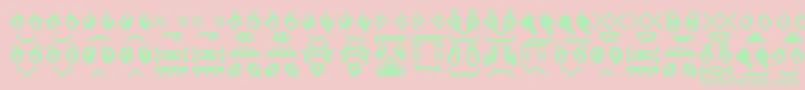 Skrewdupsoulz Font – Green Fonts on Pink Background