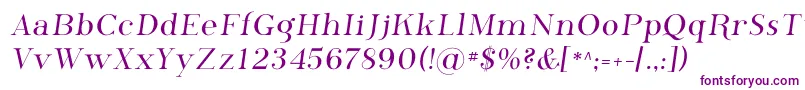 Phosphorus Font – Purple Fonts on White Background