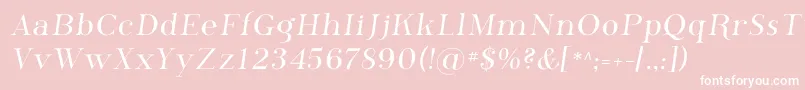 Phosphorus Font – White Fonts on Pink Background