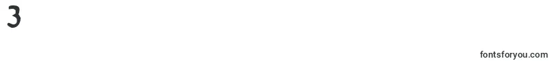 Smeared Font – Fonts for Digit 3