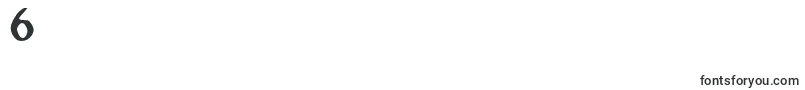 Smeared Font – Fonts for Digit 6