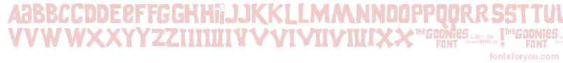 GooniesThe Font – Pink Fonts