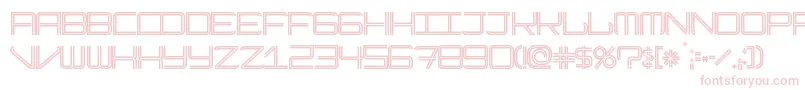 ModernismStoke-fontti – vaaleanpunaiset fontit