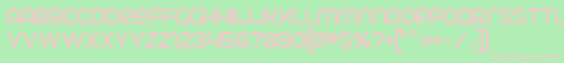 ParvoflavinNormal Font – Pink Fonts on Green Background