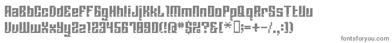 Шрифт BmCorrodeA13 – серые шрифты