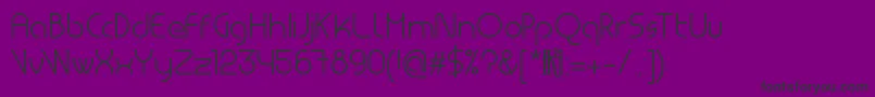 MsdLight Font – Black Fonts on Purple Background