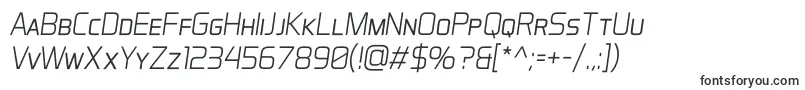 Шрифт AeroMaticsDisplayLightItalic – шрифты для Microsoft Word