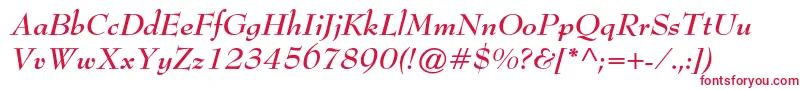 BernhardmodernstdBoldit Font – Red Fonts