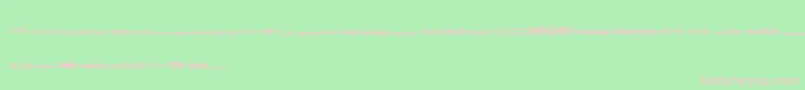 SlTrim1 Font – Pink Fonts on Green Background
