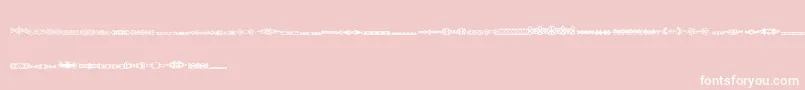SlTrim1 Font – White Fonts on Pink Background