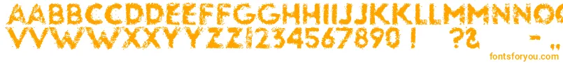 Шрифт Glassbeads – оранжевые шрифты