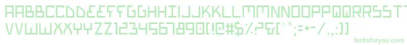 Biotypl Font – Green Fonts on White Background