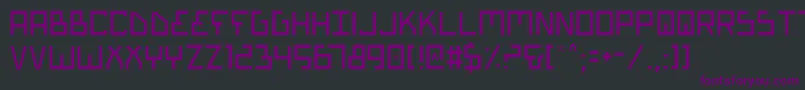Biotypl Font – Purple Fonts on Black Background