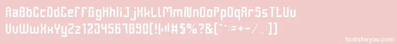 DayakShieldLightフォントについての詳細 フォントDayakShieldLight – ピンクの背景に白い文字