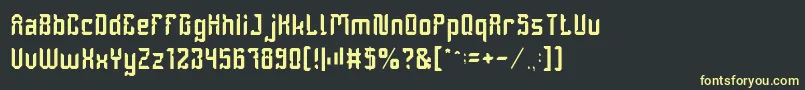 More about DayakShieldLight Font DayakShieldLight Font – Yellow Fonts on Black Background