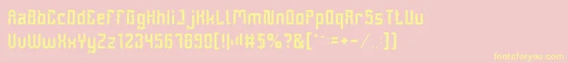 More about DayakShieldLight Font DayakShieldLight Font – Yellow Fonts on Pink Background