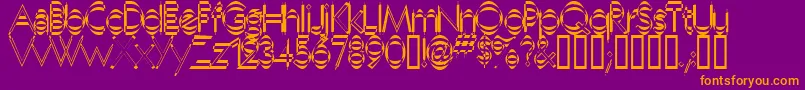 More about Neboman Font Neboman Font – Orange Fonts on Purple Background