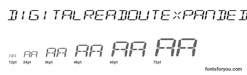 DigitalReadoutExpanded Font Sizes