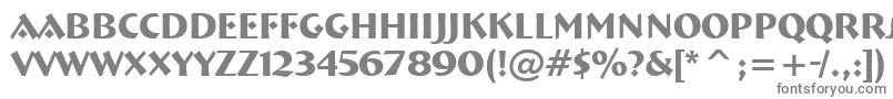 フォントFt92Bold – 白い背景に灰色の文字