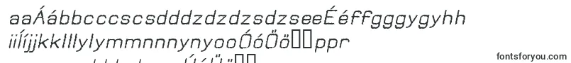 Шрифт JungleBurnoutOblique – венгерские шрифты