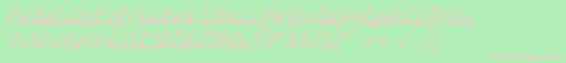 More about WindsweptMf Font WindsweptMf Font – Pink Fonts on Green Background