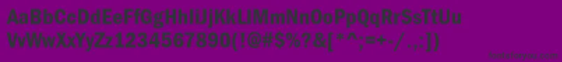 fuente StGothicBoldCondensed – Fuentes Negras Sobre Fondo Morado