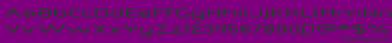 Omiczp Font – Black Fonts on Purple Background