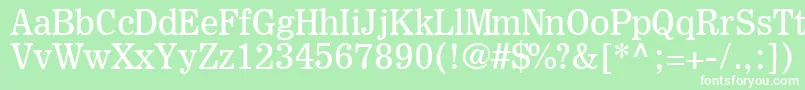 ExcelsiorInsertioLt Font – White Fonts on Green Background