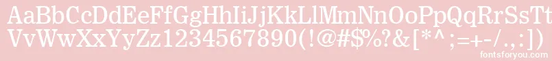 ExcelsiorInsertioLt Font – White Fonts on Pink Background