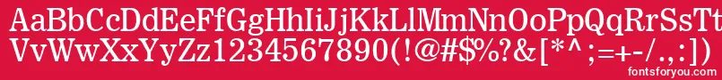 ExcelsiorInsertioLt Font – White Fonts on Red Background