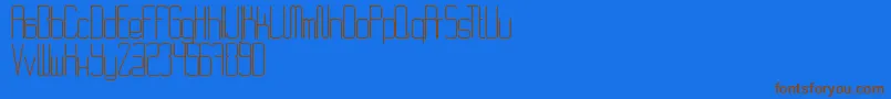 En savoir plus sur la police RvdCode28 Police RvdCode28 – polices brunes sur fond bleu