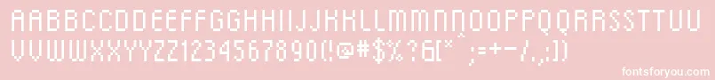 Dsc Font – White Fonts on Pink Background