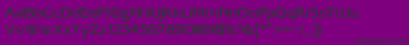 Ambassad Font – Black Fonts on Purple Background