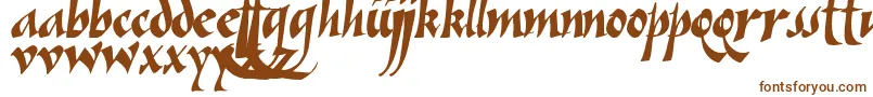 Шрифт Vein ffy – коричневые шрифты на белом фоне