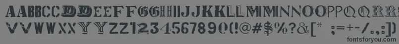 フォントWorldtour – 黒い文字の灰色の背景