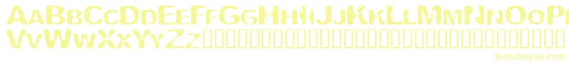 Шрифт Vipertui – жёлтые шрифты