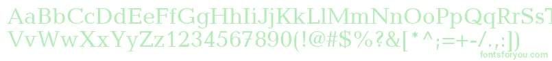 MatiqueSsi Font – Green Fonts on White Background