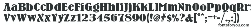 Woodennickelnf-fontti – Otsikkofontit