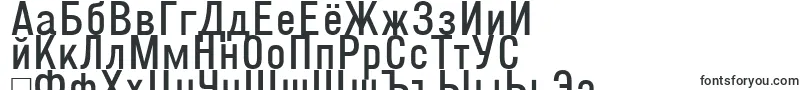 T132semibold-Schriftart – russische Schriften
